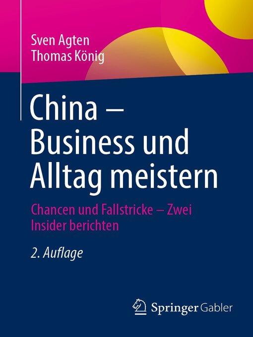 Title details for China – Business und Alltag meistern by Sven Agten - Available